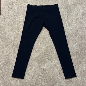 Navy blue philosophy leggings.